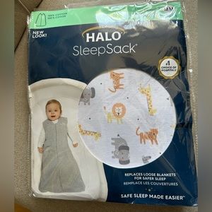 New Halo Sleepsack in Jungle Print for 6-12 months (Medium)
